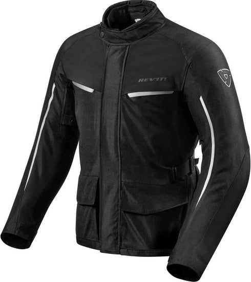 Geaca Moto REVIT Voltiac 2 Black/Silver